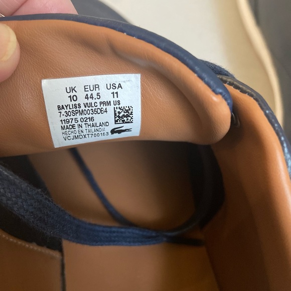 Lacoste Men’s Sneaker- Navy Blue - Picture 8 of 10